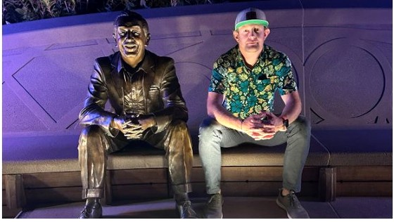 Jason with Walt Disney